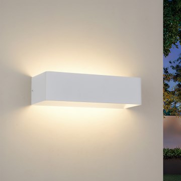 Brilagi - Applique da esterno LED DONNANI LED/12W/230V bianca IP44