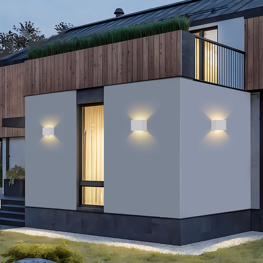 Brilagi - Applique da esterno LED DONNANI LED/5W/230V 10 cm bianca IP44