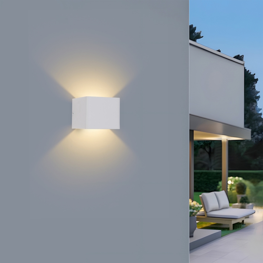 Brilagi - Applique da esterno LED DONNANI LED/5W/230V 10 cm bianca IP44