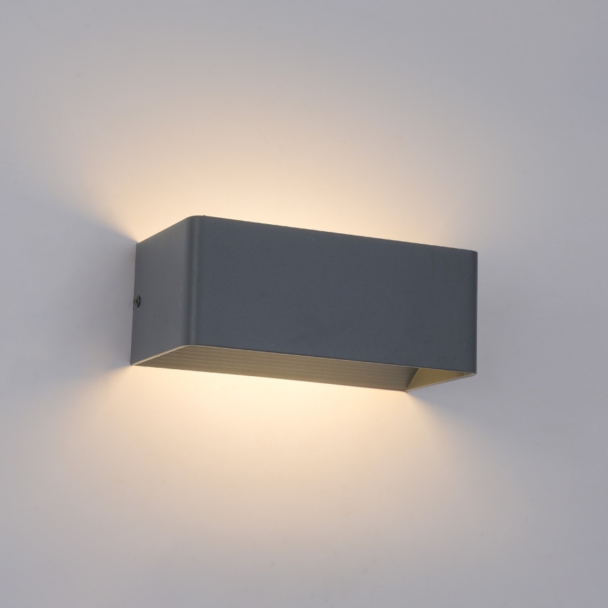 Brilagi - Applique da esterno LED DONNANI LED/7W/230V 20 cm antracite IP44
