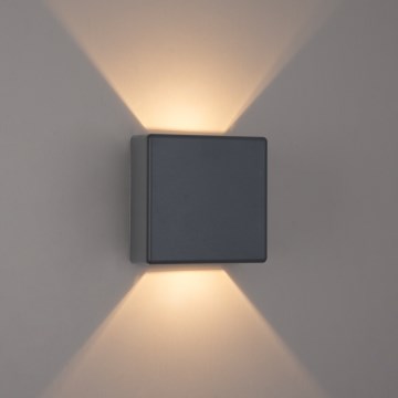 Brilagi - Applique da esterno LED DOUBLERAY LED/6W/230V antracite IP54