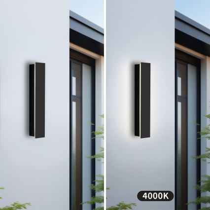 Brilagi - Applique da esterno LINEAR LED/8W/230V 4000K IP65 30 cm nera