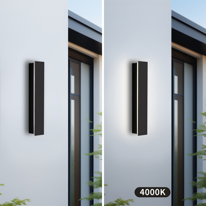 Brilagi - Applique da esterno LINEAR LED/8W/230V 4000K IP65 30 cm nera