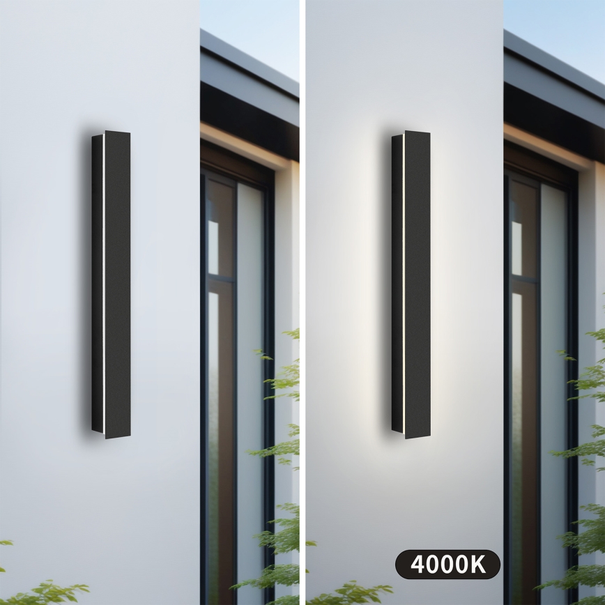 Brilagi - Applique da esterno LINEAR LED/12W/230V 4000K IP65 50 cm nera