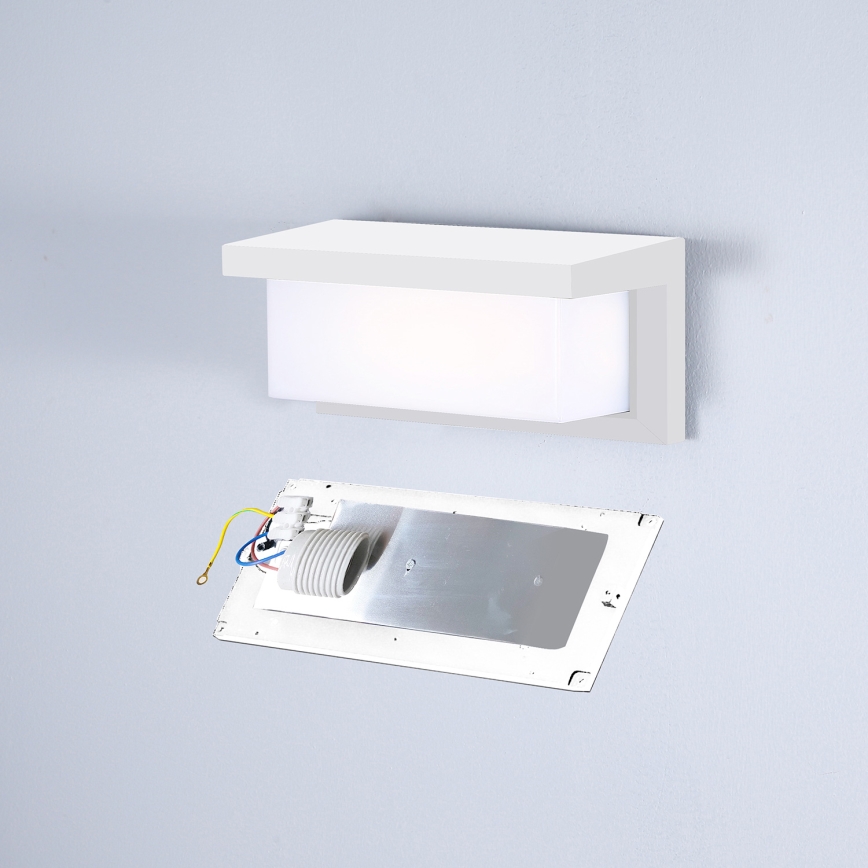 Brilagi - LED RGBW applique da esterno dimmerabile BRICKY 1xE27/9W/230V 2700-6500K IP54 bianco