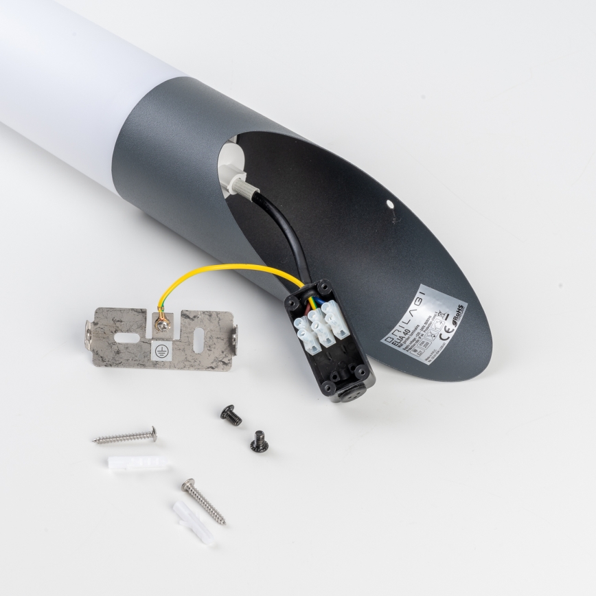 BRILAGI - Lampada da parete da esterno LED RGBW dimmerabile ELIA 1xE27/6,5W/230V 2700-6500K IP44 Wi-Fi antracite