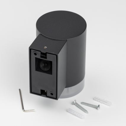 Brilagi - Applique da esterno LED RGBW dimmerabile MATERA 1xGU10/4,8W/230V 3000K IP54 nero + telecomando