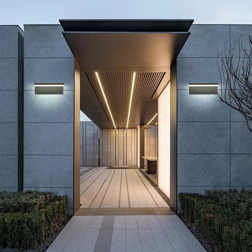 Brilagi - Applique da esterno LED TESSI LED/10W/230V nera IP54