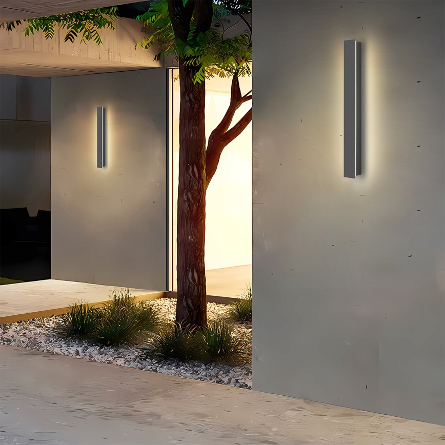 Brilagi - Lampada da parete LED per esterni LINEAR LED/12W/230V 4000K IP65 50 cm antracite