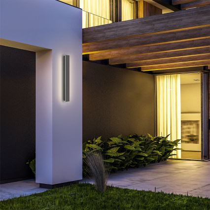Brilagi - Lampada da parete LED per esterni LINEAR LED/12W/230V 4000K IP65 50 cm antracite