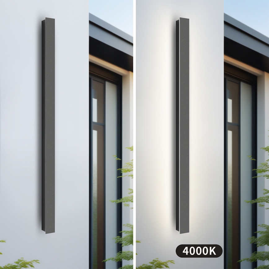 Brilagi - Lampada da parete LED per esterni LINEAR LED/22W/230V 4000K IP65 100 cm antracite