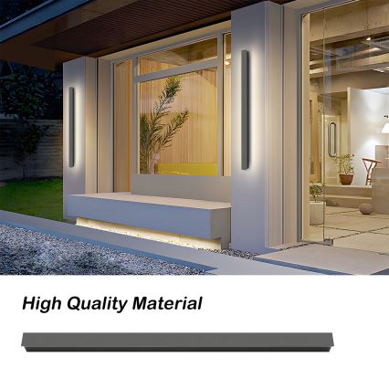 Brilagi - Lampada da parete LED per esterni LINEAR LED/22W/230V 4000K IP65 100 cm antracite