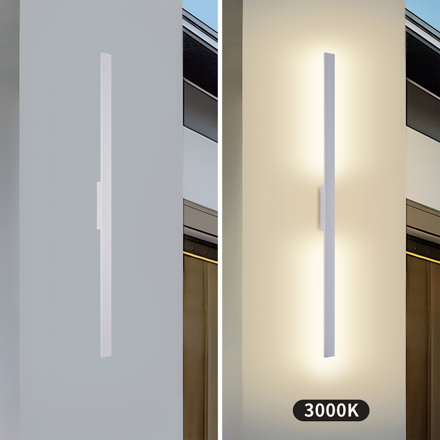 Brilagi - Applique da esterno LED LUNA LED/24W/230V 3000K IP65 100 cm bianco CRI 90