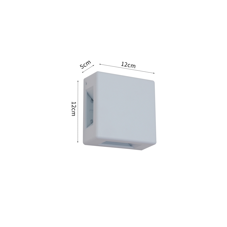 Brilagi - Applique da esterno QUADRAY LED/6W/230V bianco IP54