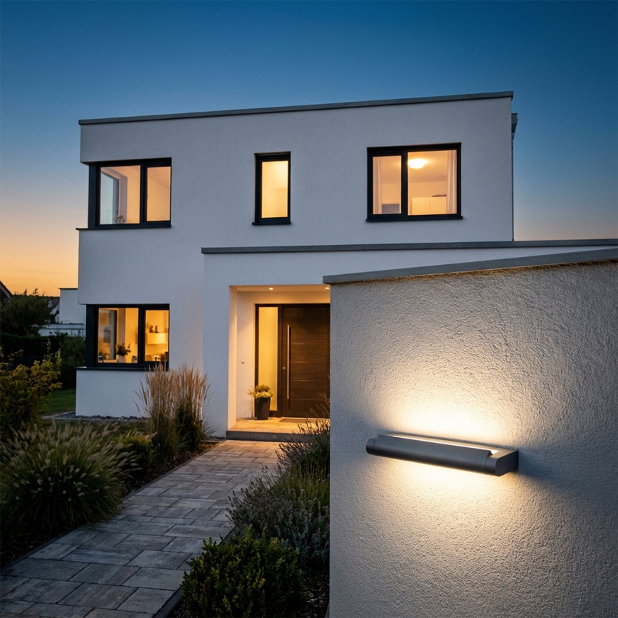 Brilagi - Applique da esterno a LED SALERNO LED/12W/230V 35,5 cm antracite IP65