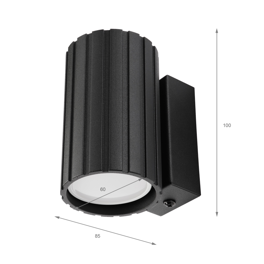 Brilagi - Applique da parete CRISPINA 1xGU10/10W/230V 10 cm nera