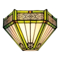 BRILAGI - Applique da parete in vetro Tiffany EMERALD 1xE14/40W/230V