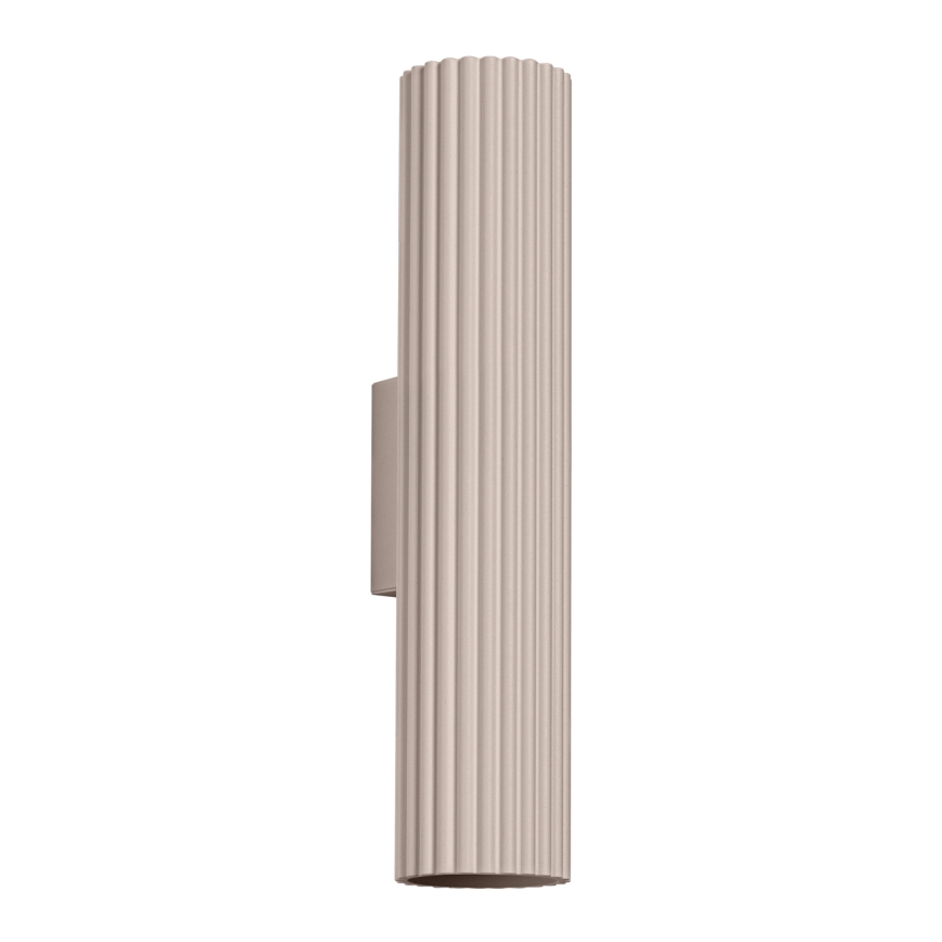 Brilagi - Applique da parete LED CRESTO 2x GU10 / 10 W / 230 V, 30 cm, taupe