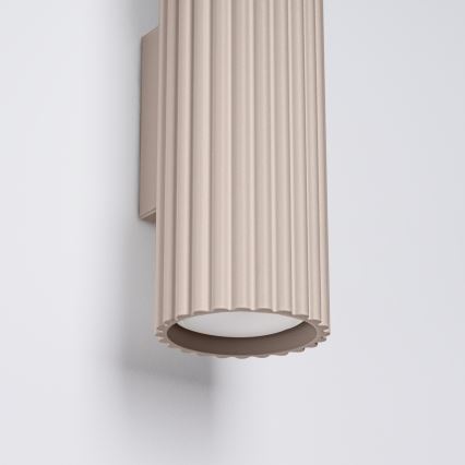 Brilagi - Applique da parete LED CRESTO 2x GU10 / 10 W / 230 V, 30 cm, taupe