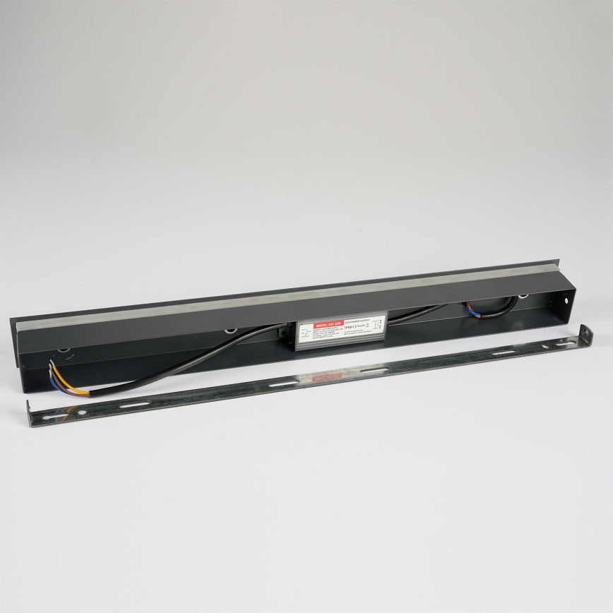Brilagi - Applique da esterno LINEAR LED/12W/230V 4000K IP65 50 cm nero CRI 90