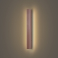 Brilagi - Applique da parete per esterni LINEAR LED, 12W, 230V, 3000K, IP65, 50 cm, marrone, CRI 90