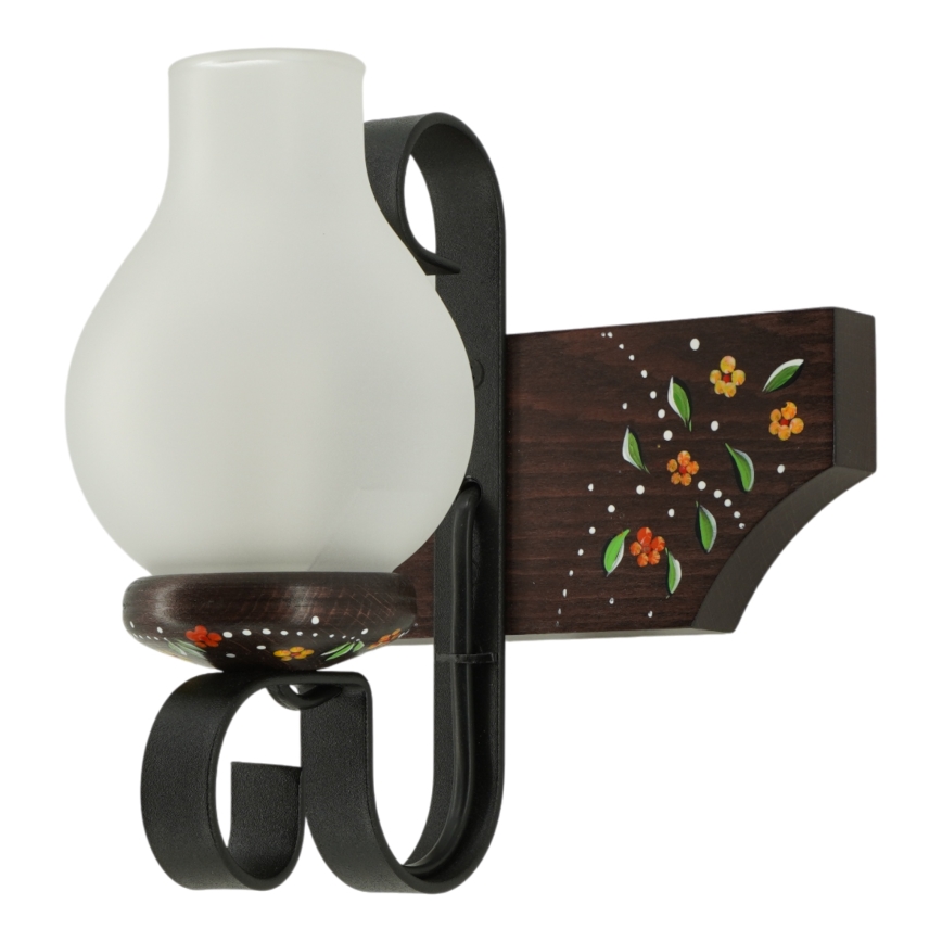 Brilagi - Applique da parete QUEEN 1xE14/40W/230V faggio/wengé