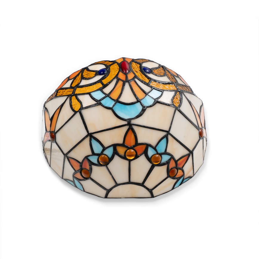Brilagi - Applique in stile Tiffany in vetro colorato MIRABELLA 1xE14/40W/230V