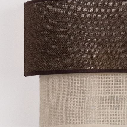 Brilagi - Applique LED BOHO ECO 1xE27/10W/230V marrone/crema