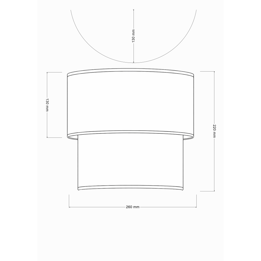 Brilagi - Applique LED BOHO ECO 1xE27/10W/230V marrone/crema
