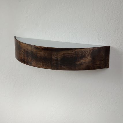 Brilagi - Applique LED CARVALHO SMOKEY 1xE27/60W/230V rovere
