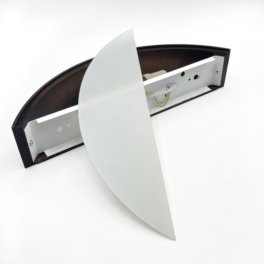 Brilagi - Applique LED CARVALHO SMOKEY 1xE27/60W/230V rovere