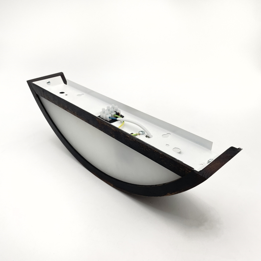 Brilagi - Applique LED CARVALHO SMOKEY 1xE27/60W/230V rovere