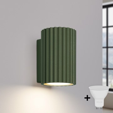 Brilagi - Applique LED CRESTO 1x GU10/10W/230V 10 cm verde
