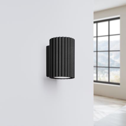 Brilagi - Applique LED CRESTO 1xGU10/10W/230V 10 cm nera