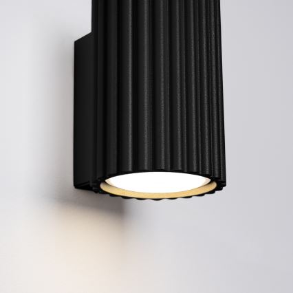 Brilagi - Applique LED CRESTO 1xGU10/10W/230V 10 cm nera