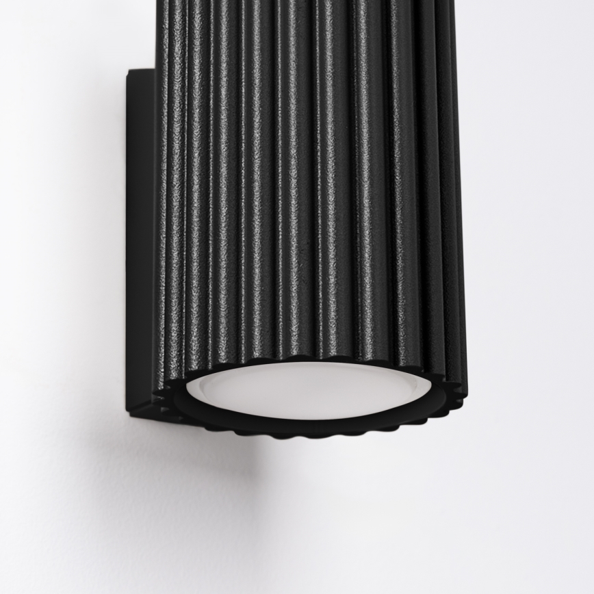 Brilagi - Applique LED CRESTO 1xGU10/10W/230V 10 cm nera