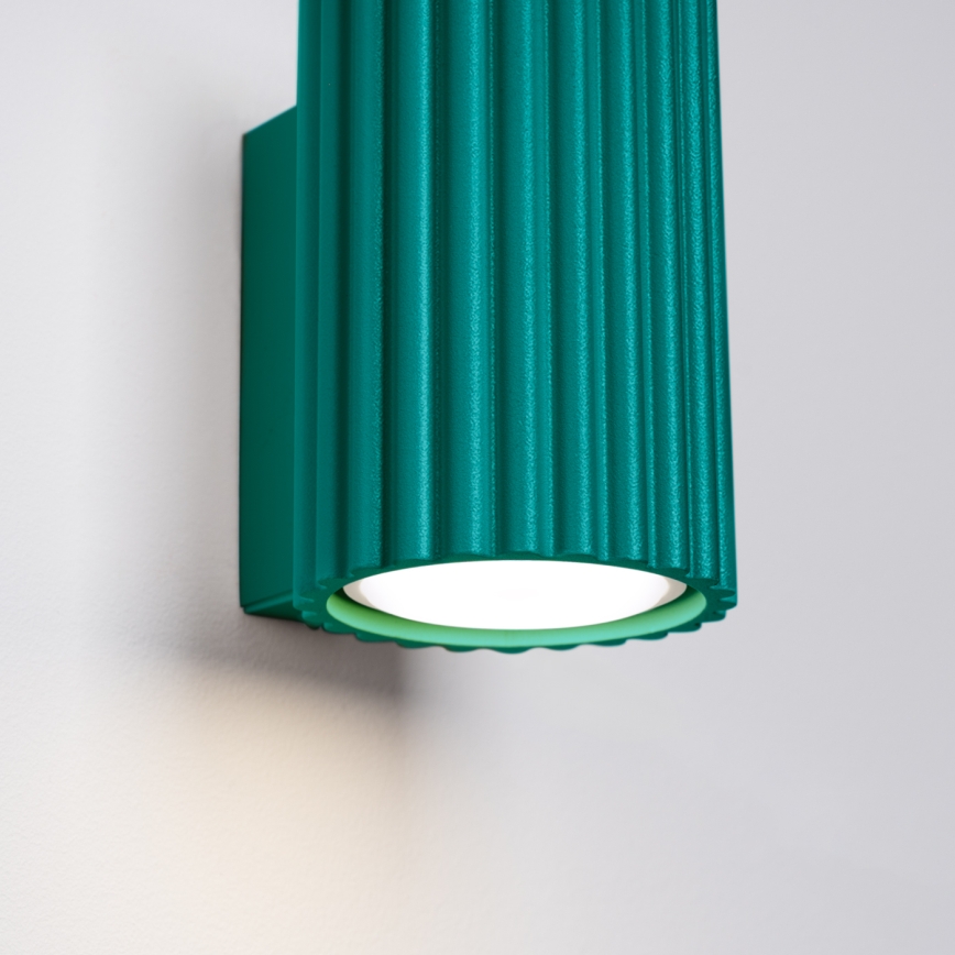Brilagi - Applique LED CRESTO 1xGU10/10W/230V 10 cm turchese