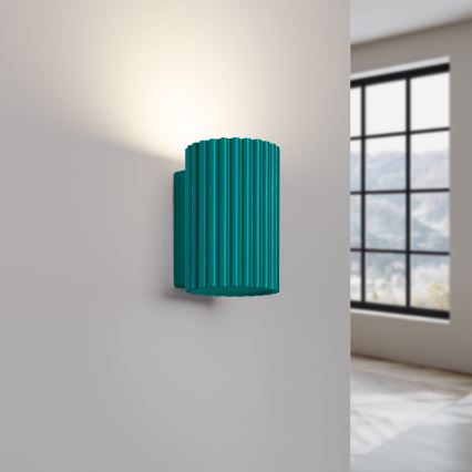 Brilagi - Applique LED CRESTO 1xGU10/10W/230V 10 cm turchese