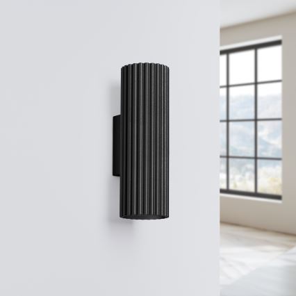 Brilagi - Applique LED CRESTO 2x GU10/10W/230V 20 cm nero