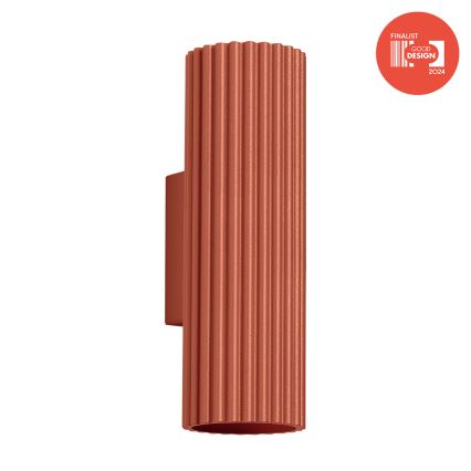 Brilagi - Applique LED CRESTO 2xGU10/10W/230V 20 cm rossa