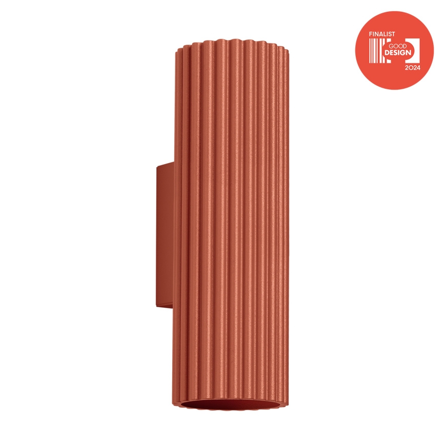 Brilagi - Applique LED CRESTO 2xGU10/10W/230V 20 cm rossa