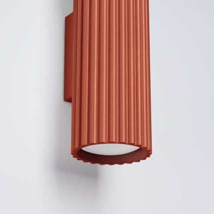 Brilagi - Applique LED CRESTO 2xGU10/10W/230V 20 cm rossa
