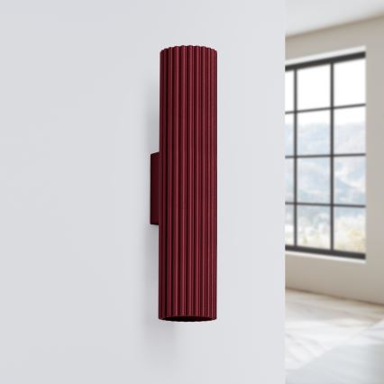 Brilagi - Applique LED CRESTO 2xGU10/10W/230V 30 cm bordeaux
