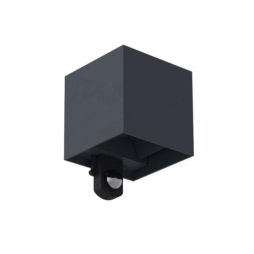 Brilagi - Applique da esterno LED con sensore CUBE LED/6W/230V antracite IP65