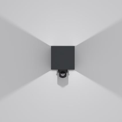 Brilagi - Applique da esterno LED con sensore CUBE LED/6W/230V antracite IP65
