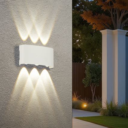 Brilagi - Applique LED da esterno FLAREBOX LED/6W/230V bianco IP65