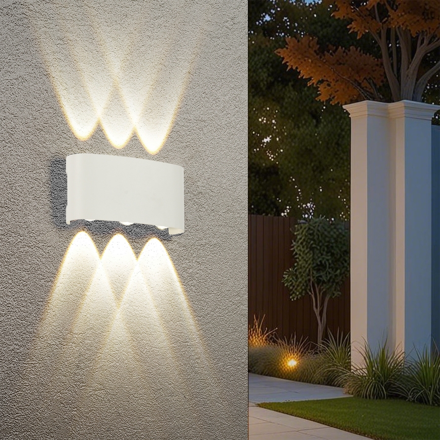 Brilagi - Applique LED da esterno FLAREBOX LED/6W/230V bianco IP65