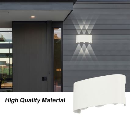 Brilagi - Applique LED da esterno FLAREBOX LED/6W/230V bianco IP65