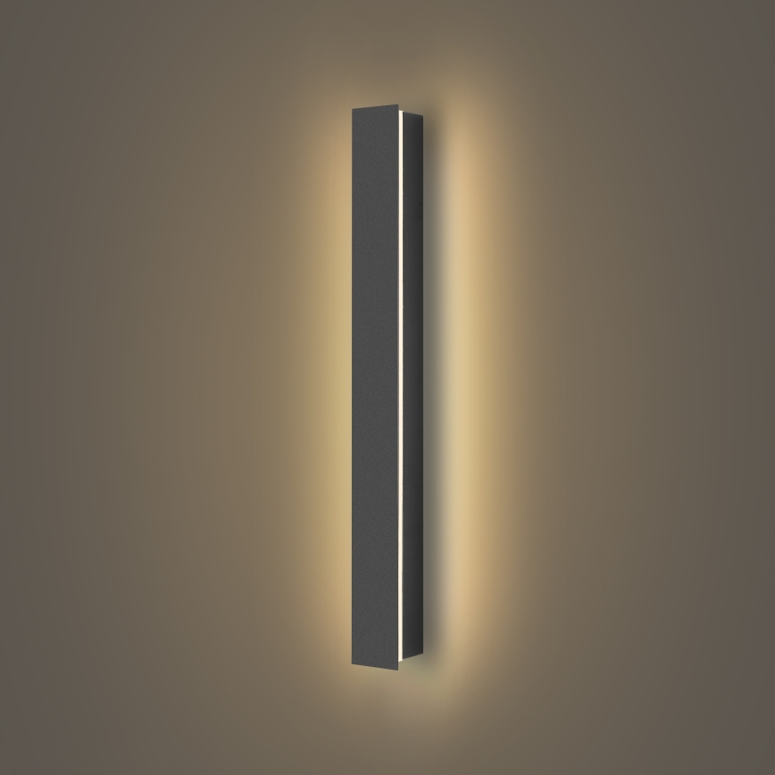 Brilagi - Applique LED da esterno LINEAR, 12W/230V, 3000K, IP65, 50 cm, antracite