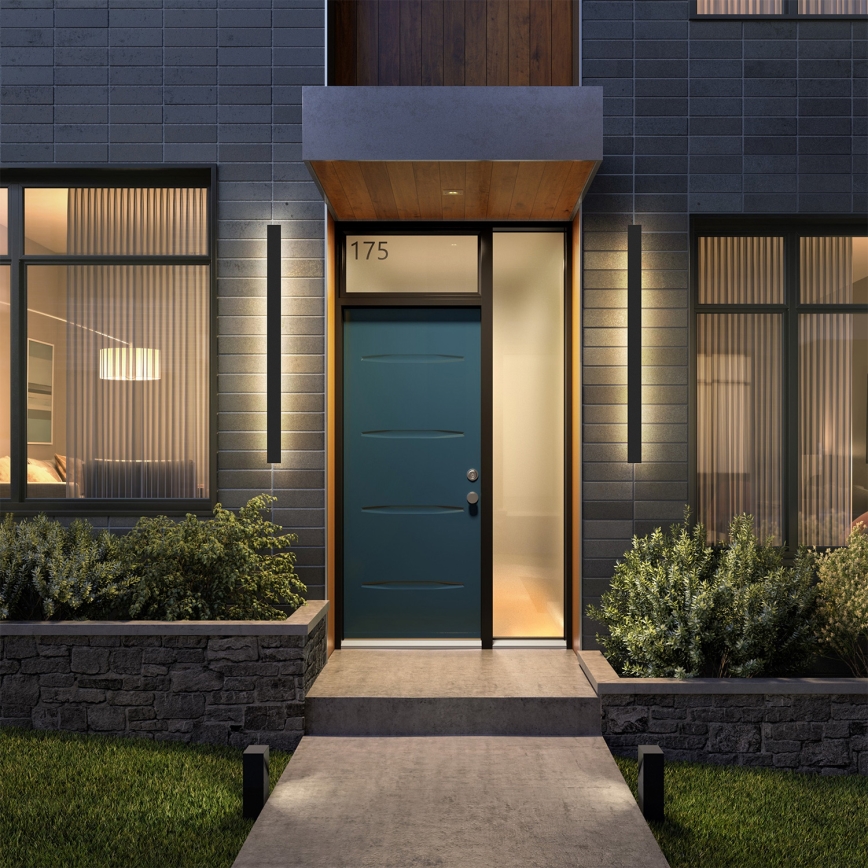 Brilagi - Applique da esterno LINEAR LED/22W/230V 4000K IP65 100 cm nera CRI 90